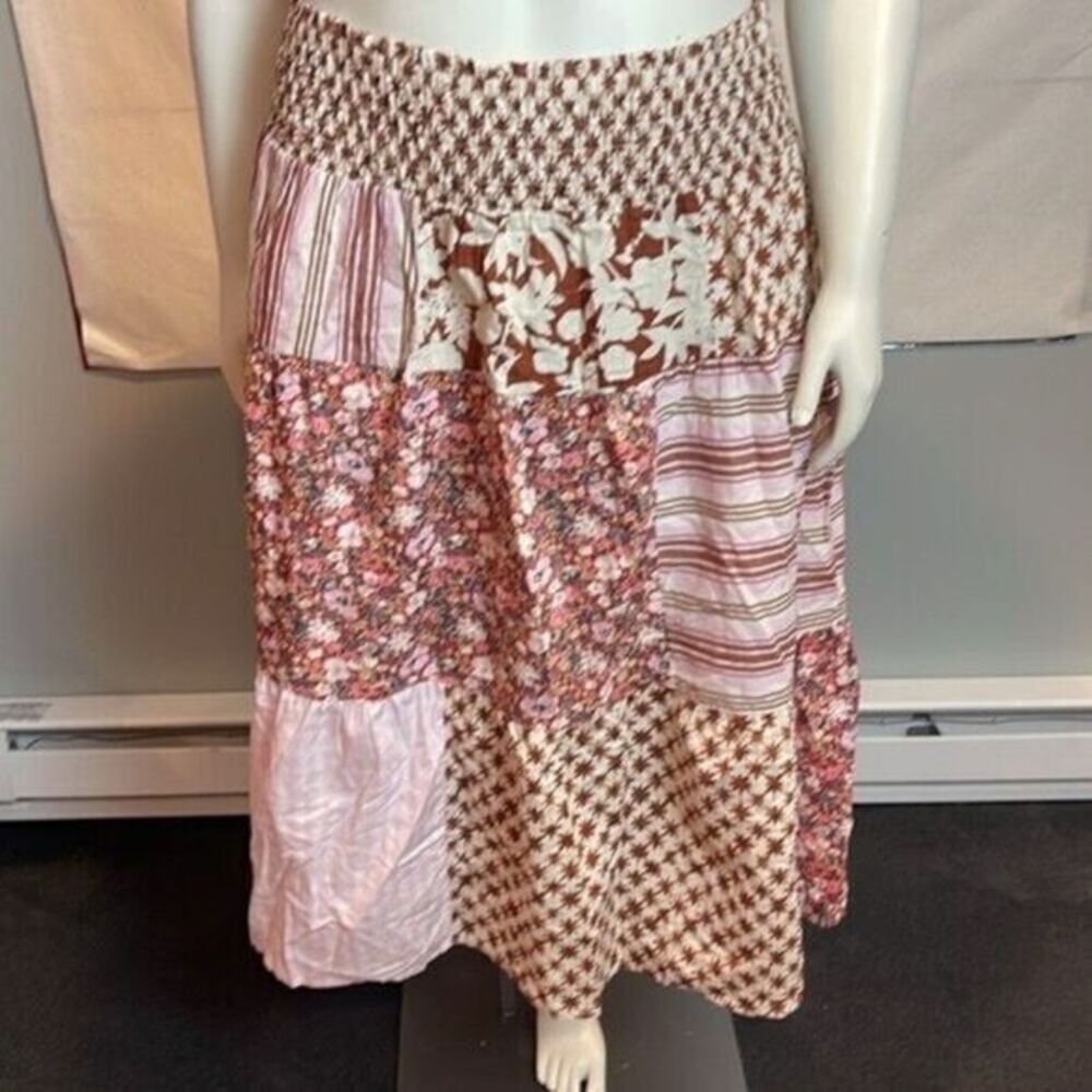 Universal Thread Patchwork Broomstick Skirt 4X‎ P… - image 4